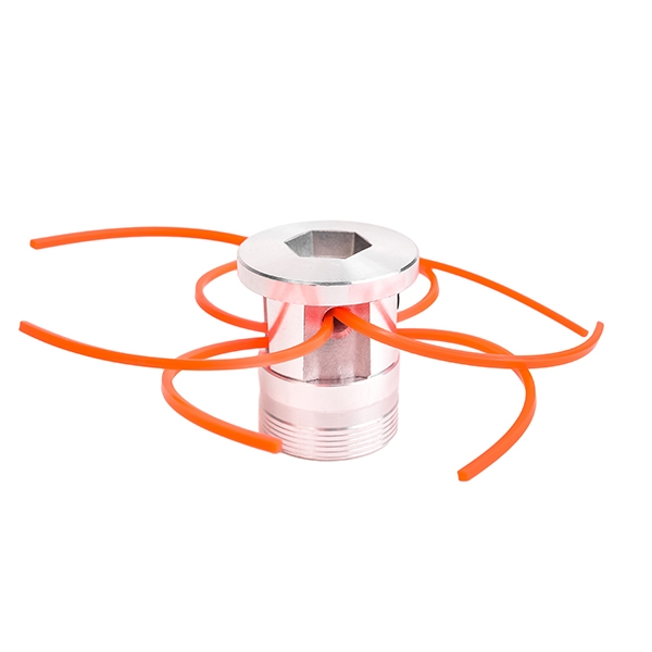 Барабан-шпуля MSP-0205, запр.2 кусками лески по 28 см, 3 мм, тип паук, под ст.гайку PIT MSP-0205